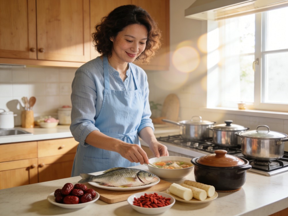 月嫂制作月子餐