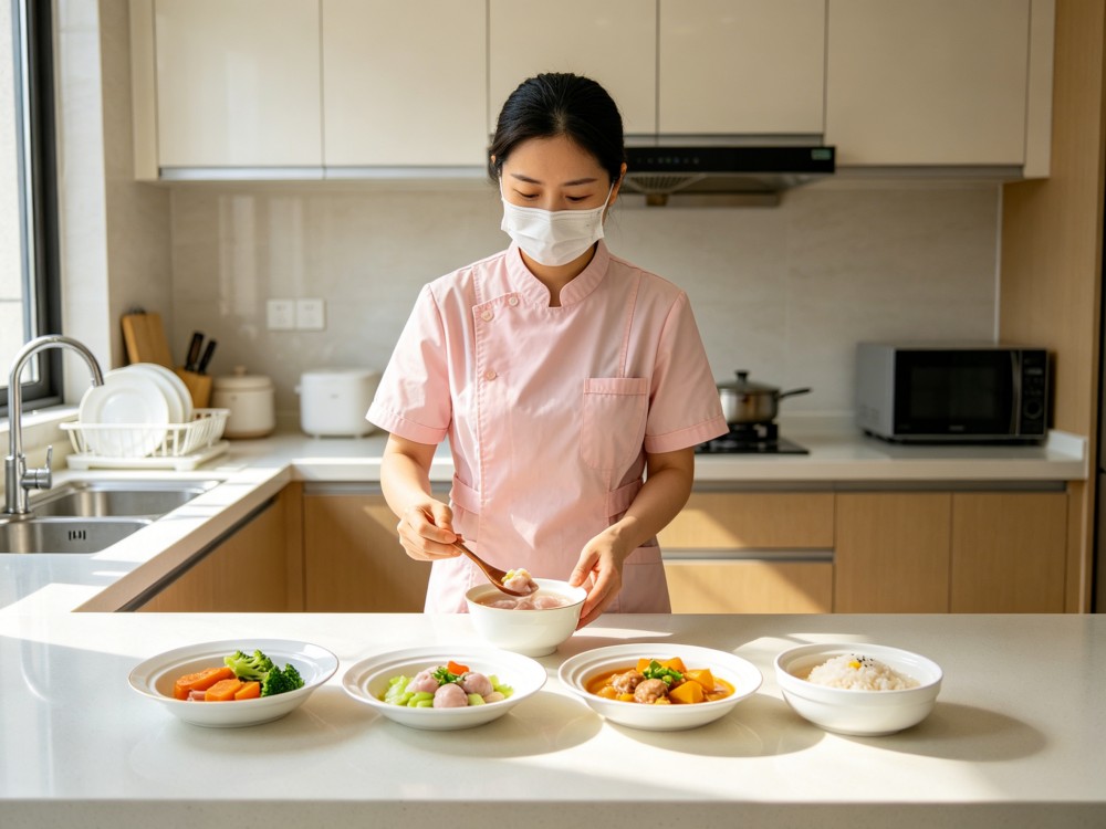 专业月嫂为产妇制作月子餐.jpg