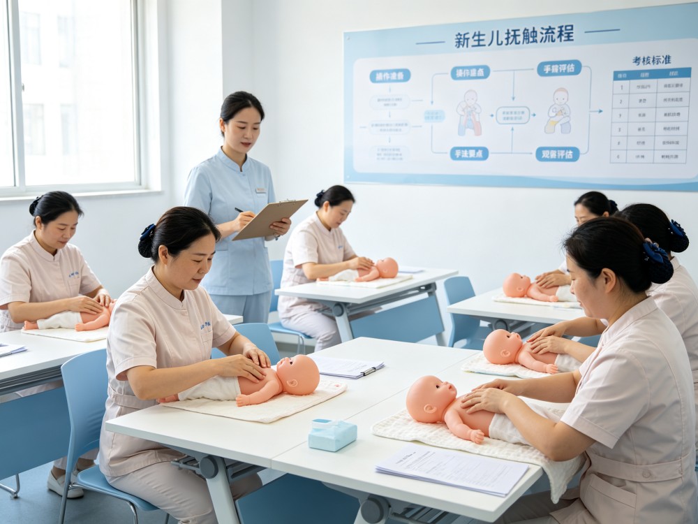 月嫂培训教室实操场景.jpg